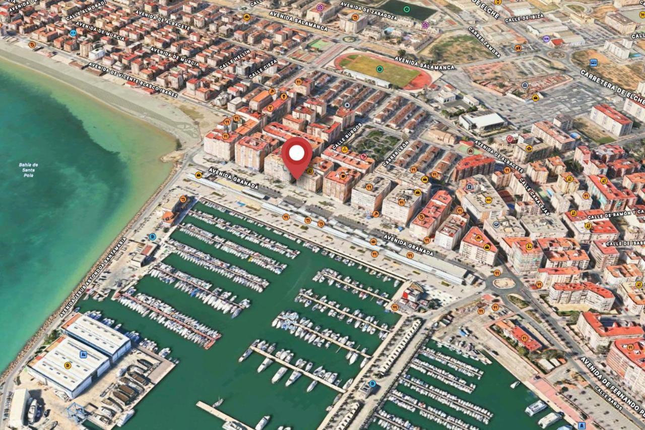 Nuevo A Estrenar. Vistas Al Mar, Terraza, Ascensor Lejlighed Santa Pola Eksteriør billede